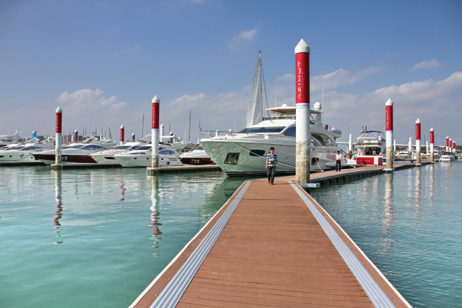 Azimut Yachts at the 4th Xiamen Boat Show 2011