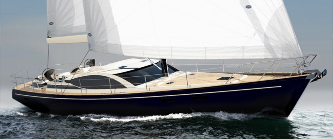 Blue-water cruiser the Discovery 57 sailing yacht