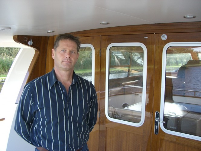 Managing Director Dick Mulder of Mulder Shipyard Managing Director Dick Mulder of Mulder Shipyard