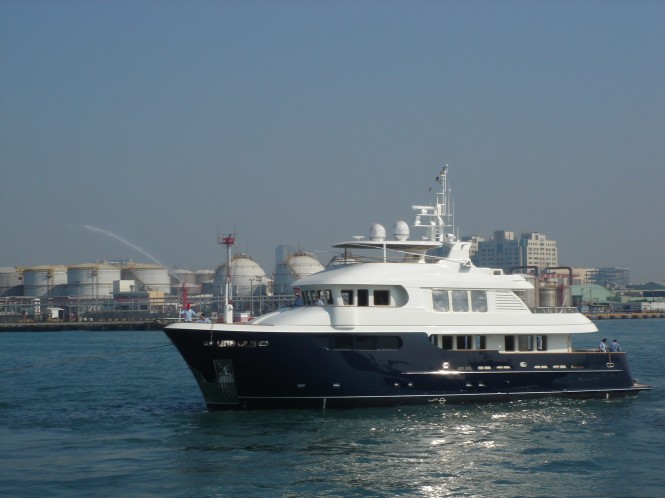 10th 27m Jade 90 series yacht JY116 launched