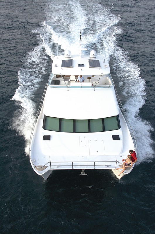 Luxury yacht PC58 - frontview Luxury yacht PC58 - frontview
