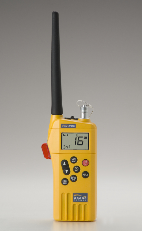 Ocean Signal shipment of SafeSea V100 hand-held radio