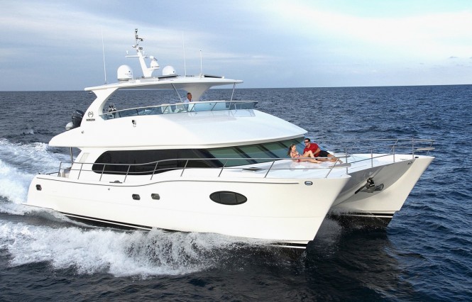 PC58 superyacht - sideview PC58 superyacht - sideview