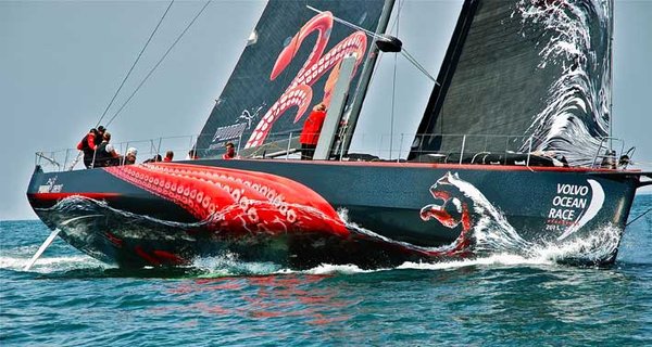 PUMA yacht Mar Mostro running PUMA yacht Mar Mostro running