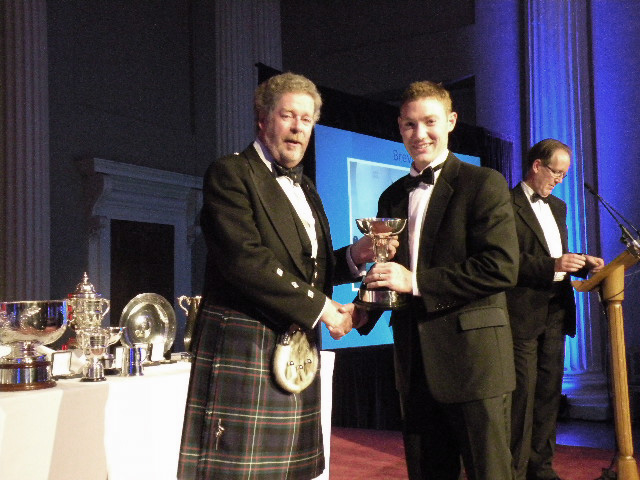 A number of trophies for Swans at Royal Ocean Racing Club Prize Giving