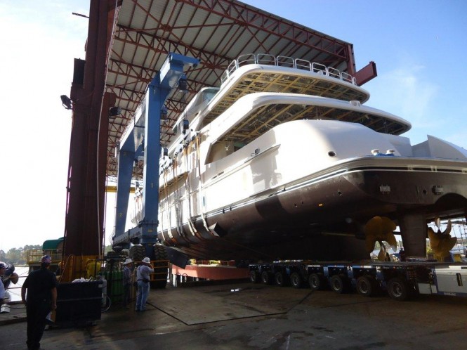 Super Yacht Lady Linda Trinity Yachts ex T050 Aft Super Yacht Lady Linda Trinity Yachts ex T050 Aft
