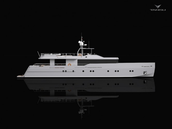 Super yacht Only Now - sideview Super yacht Only Now - sideview