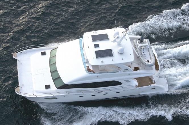 Super yacht PC58 - upview Super yacht PC58 - upview
