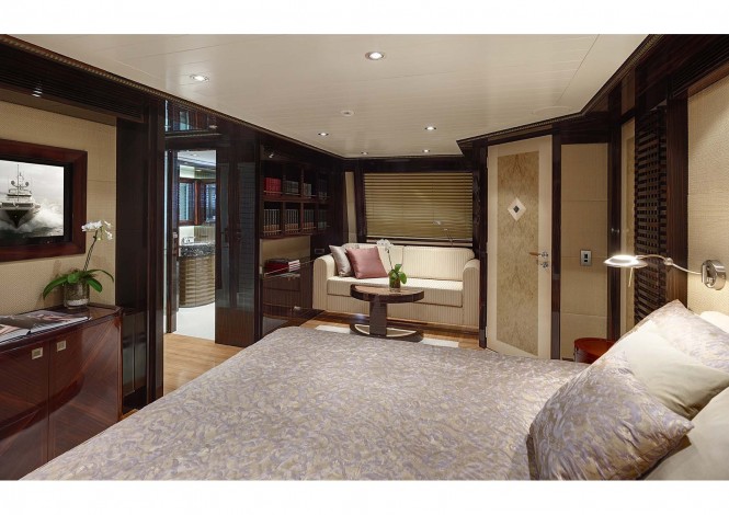 Superyacht Columbus 146 of 44.50 metres - Master suite by Donald Starkey Design Superyacht Columbus 146 of 44.50 metres - Master suite by Donald Starkey Design
