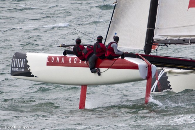 America’s Cup Luna Rossa Challenge 2013 in San Diego as observer