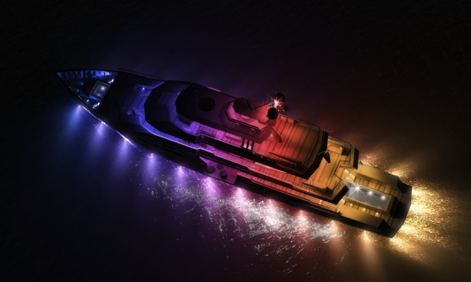 Underwater and Exterior Scheme - STAR FISH superyacht by Aquos Yachts - Sistership to charter yacht BIG FISH Underwater and Exterior Scheme - STAR FISH superyacht by Aquos Yachts - Sistership to charter yacht BIG FISH