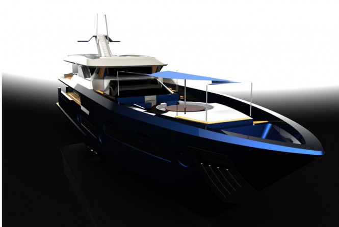 47m Ice Class motor yacht AURA designed by Oliver Elliott