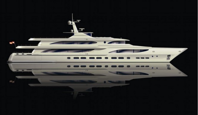 Factoría Naval Marín working on the 59m Motor Yacht Y102