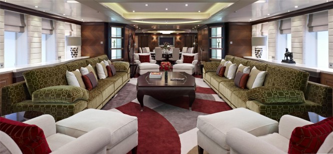 60m Motor Yacht Kaiser - Main Salon ©David Churchill 60m Motor Yacht Kaiser - Main Salon ©David Churchill