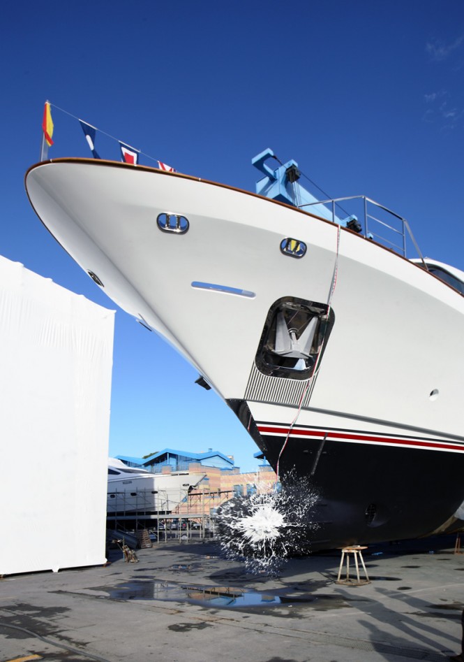 Benetti Classic 121´ Motor Yacht FF1 launched