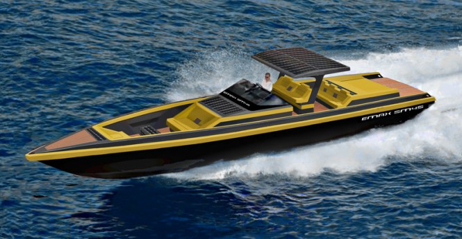 The World’s First Zero Carbon ´Emax Super Marine 45´ Superyacht Tender by Sauter Carbon Offset Design