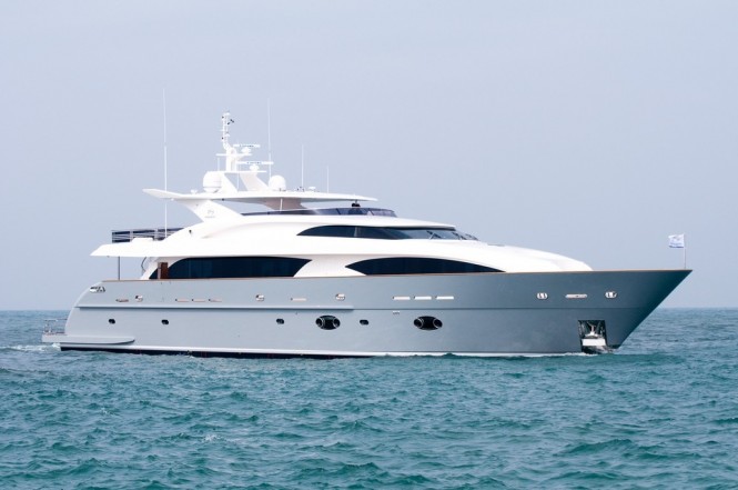 The New Horizon RP120 Motor Yacht MUSES successfully launched