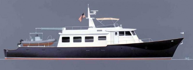 Motor Yacht Marathon 90 concept by Derecktor Shipyards