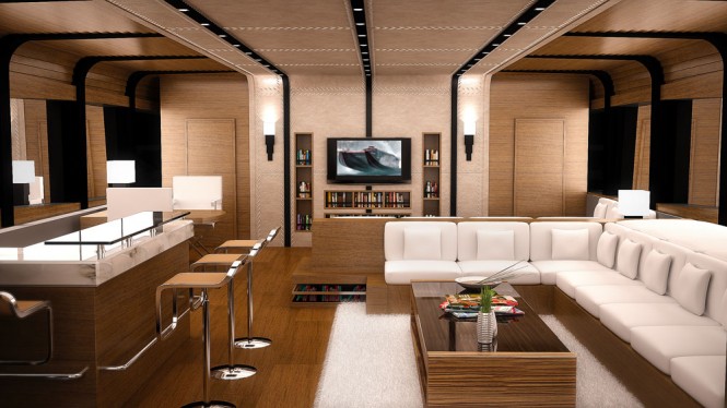 On board Super Cat 154 Yacht by Franco Gianni On board Super Cat 154 Yacht by Franco Gianni