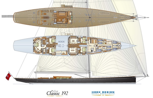 Proteksan & Turquoise 192´ sailing yacht by Hoek Design Proteksan & Turquoise 192´ sailing yacht by Hoek Design
