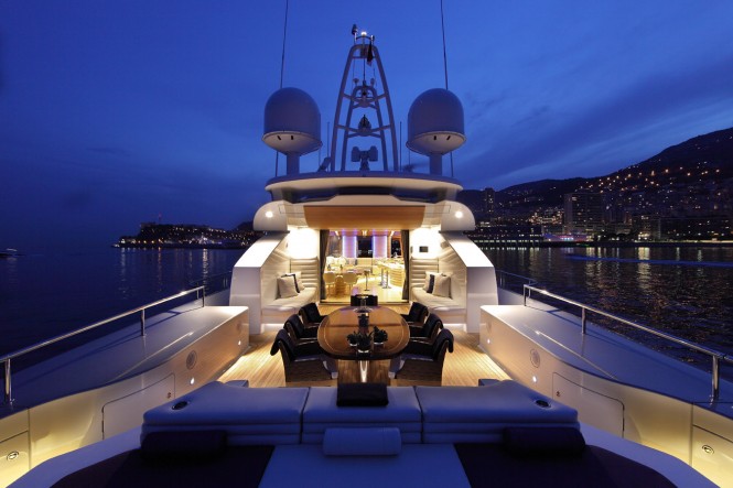 Main Saloon from Aft Deck