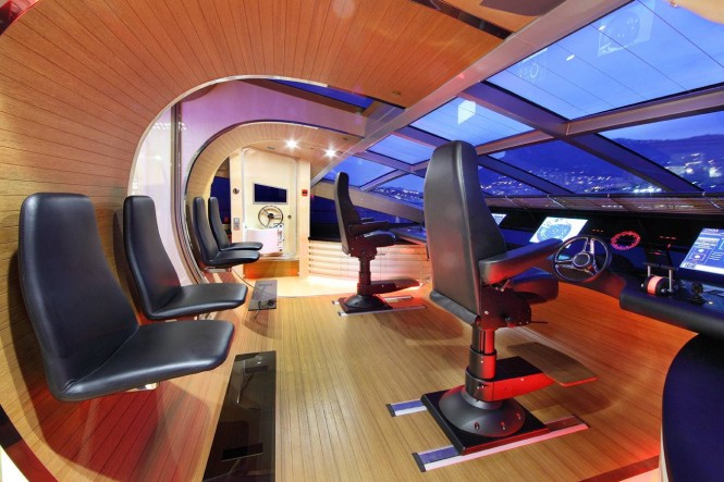 Shooting Star by Danish Yachts - the bridge