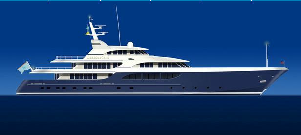 Motor yachts Derector 60, Derecktor 75 and Derector 80 – new design concepts by Azure Naval Architects
