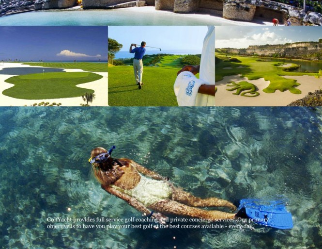 USA Luxury Golf Yacht Charter Vacations on motor yacht STARGAZER USA Luxury Golf Yacht Charter Vacations on motor yacht STARGAZER
