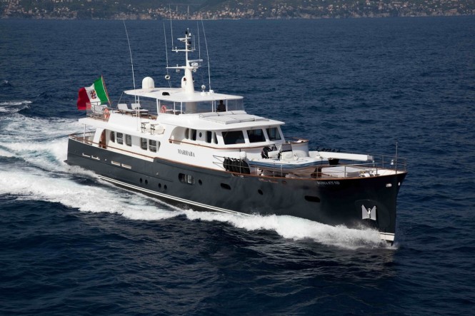 33m motor yacht MARHABA by Ocea Shipbuilding available for charter in Mediterranean