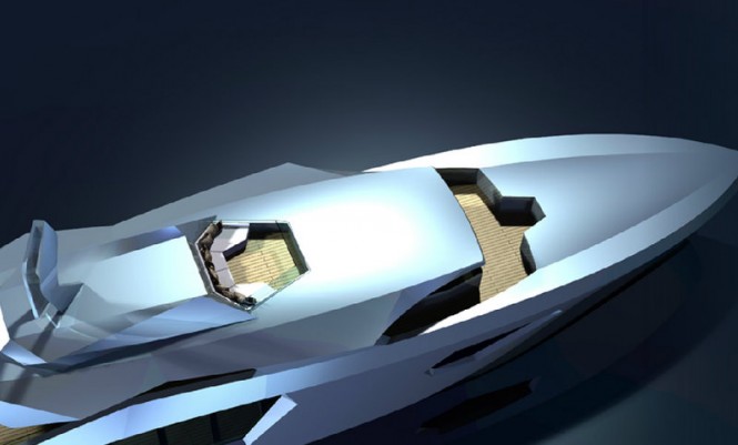 40m Super yacht RW40 - View from above 40m Super yacht RW40 - View from above