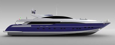 50m motor yacht Hull C.120 by Codecasa