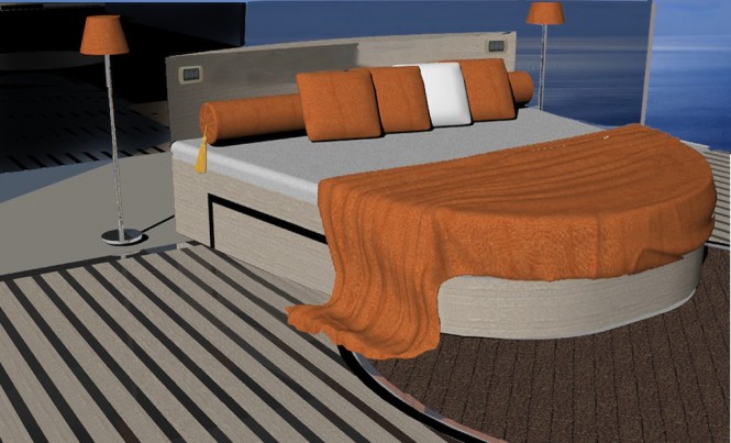 50m Terraced superyacht designed by Francesco Corda - Stateroom 50m Terraced superyacht designed by Francesco Corda - Stateroom