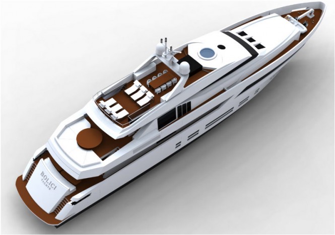 Bolici 160 Alloy Superyacht - view from above Bolici 160 Alloy Superyacht - view from above