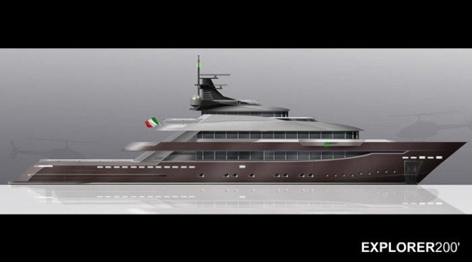 Columbus Explorer 200′ yacht due to be delivered in 2014 by Palumbo
