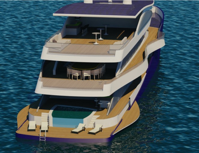Diana Navitas Superyacht´s decks