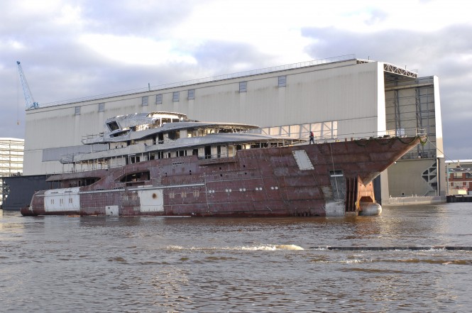 Espen Oeino designed NIKI superyacht launched in January, 2012 by Lurssen Yachts Espen Oeino designed NIKI superyacht launched in January, 2012 by Lurssen Yachts