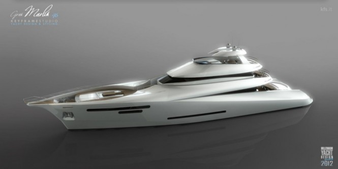 46m Motor Yacht Gran Marlin 46 by KEYFRAMESTUDIO – the Winning Project of the 2012 Millennium Yacht Design Award