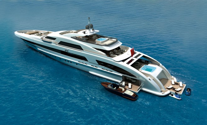 New Heesen 65m Motor Yacht due to be launched in 2013 with the Seakeeper M21000 Gyros
