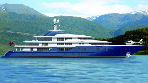 85m motor yacht NICKI transferred at Lurssen Yachts