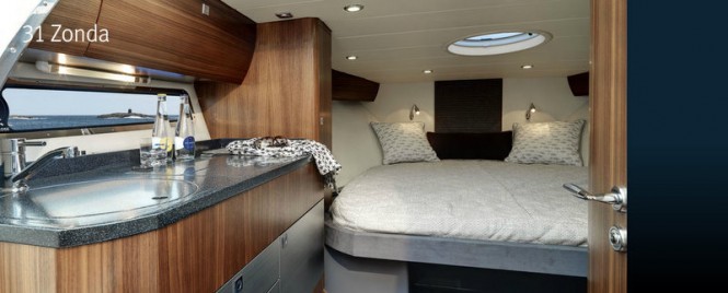 Luxurious interior on board 31 Zonda Luxurious interior on board 31 Zonda