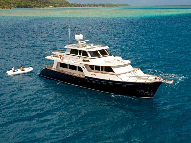 75 Marlow Explorer Yacht MISS KULANI available for luxury yacht charter in TAHITI