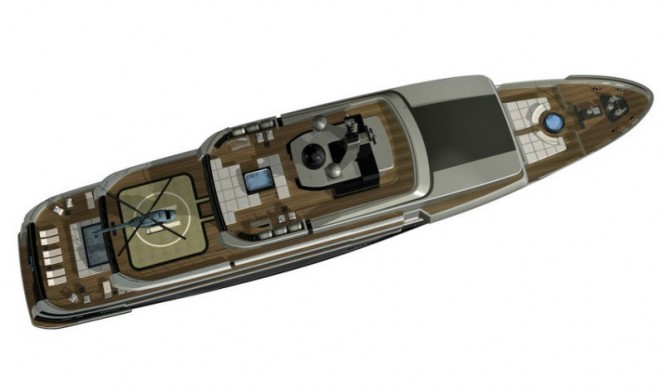 NPe75 Superyacht - view from above NPe75 Superyacht - view from above