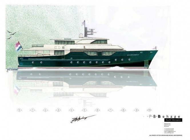 New 33.33m Motor Yacht Concept by P.B.Behage
