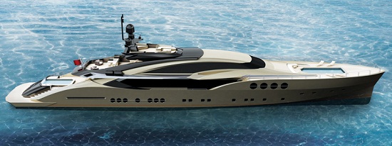 PJ 210 65.5m Motor Yacht project Stimulus by Palmer Johnson Sold