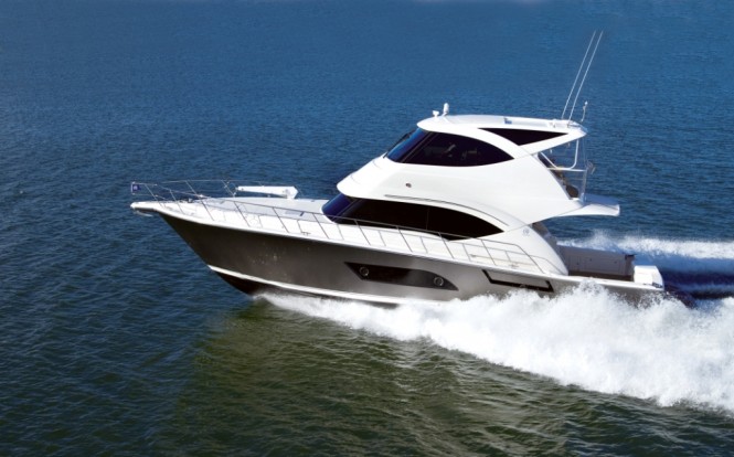 Riviera's newest model the 53 Enclosed Flybridge dubbed the 'spaceship' will have its Miami premiere at the Miami Yacht and Brokerage Show Riviera's newest model the 53 Enclosed Flybridge dubbed the 'spaceship' will have its Miami premiere at the Miami Yacht and Brokerage Show