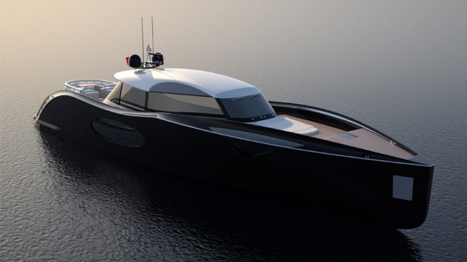 Super Yacht Pelican 80 - front view Super Yacht Pelican 80 - front view