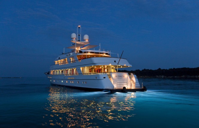 Superyacht Audacia - Photo Marc Paris courtesy of Pendennis Shipyard Superyacht Audacia - Photo Marc Paris courtesy of Pendennis Shipyard