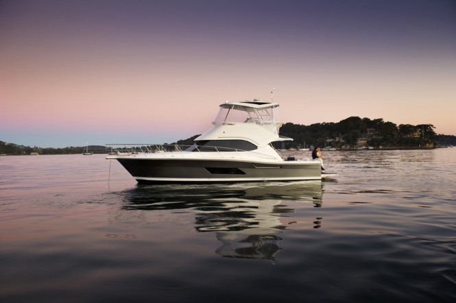 The Riviera 43 Open Flybridge Yacht is one of the Riviera´s most successfull models with 33 sold since her launch in 2010 The Riviera 43 Open Flybridge Yacht is one of the Riviera´s most successfull models with 33 sold since her launch in 2010