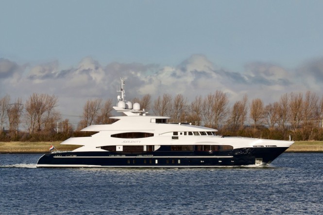 Heesen Yachts deliver SERENITY superyacht