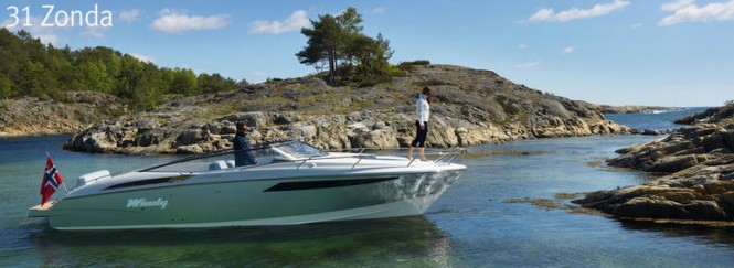 Windy 31 Zonda sportsboat by Windy Boats